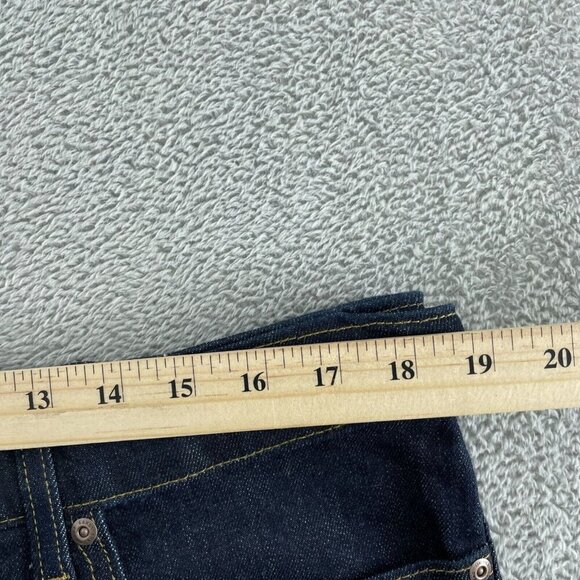 Lands End Square Rigger Mens Traditional Fit Jeans 38 Dark Wash Denim 0625 - Picture 6 of 11